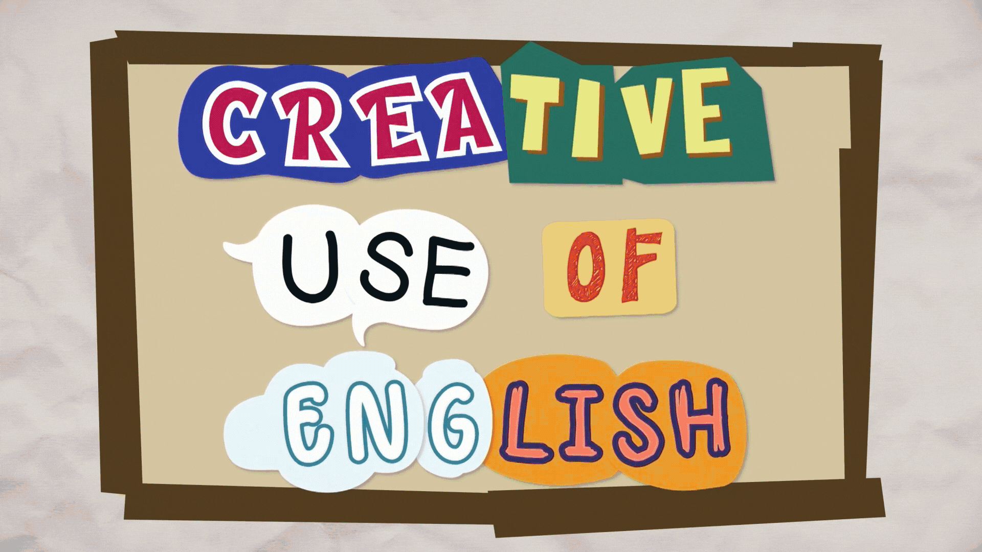 Resource Kit on the Creative Use of English: A Collection of Six Posters and Activity Sheets