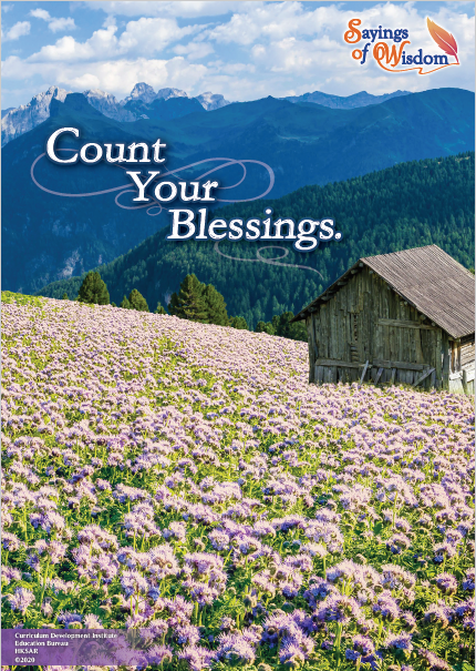 Be Grateful: Count Your Blessings