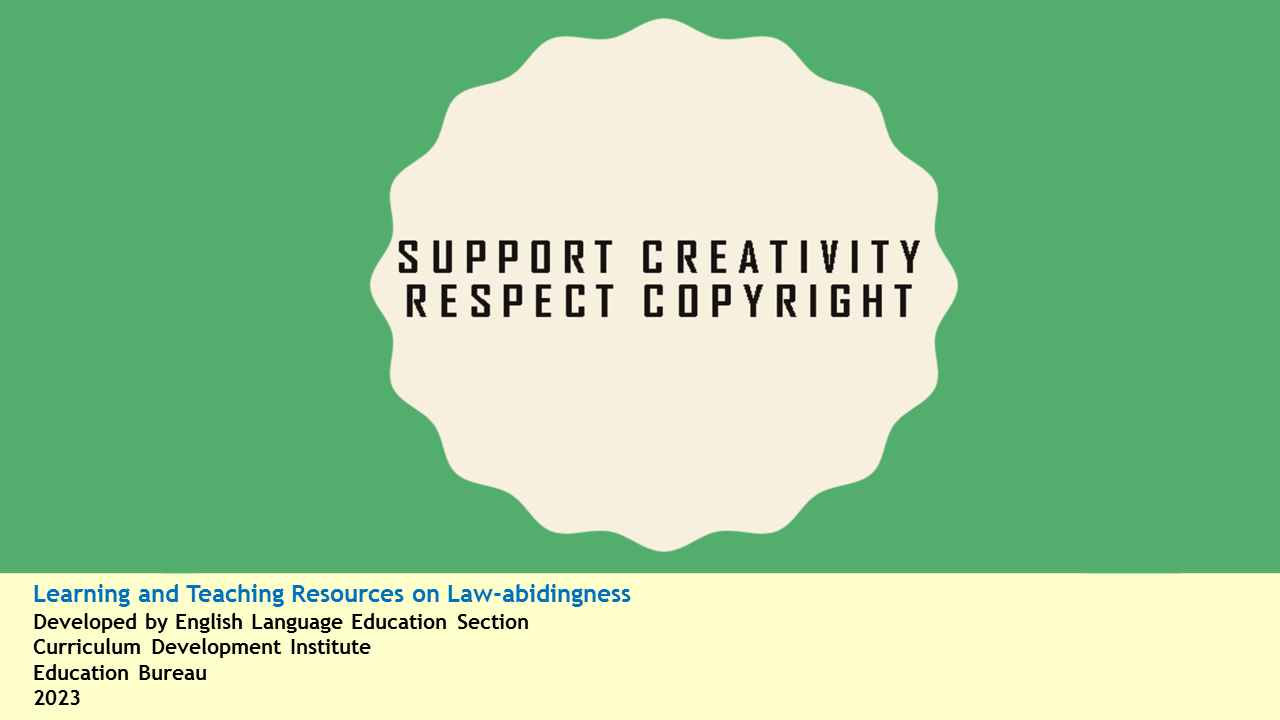  Support Creativity Respect Copyright