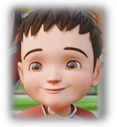 Leon smiling confidently