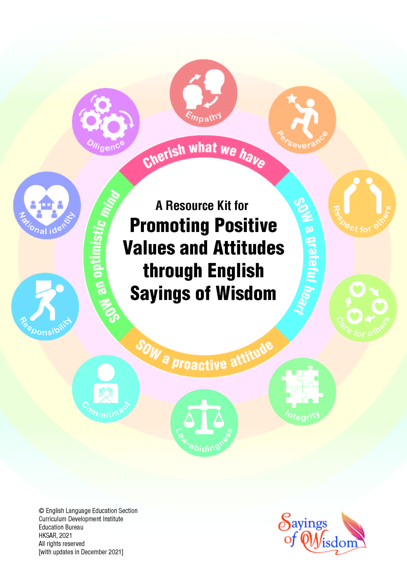 A Resource Kit for Promoting Positive Values and Attitudes through English Sayings of WisdomWeek of Hope 