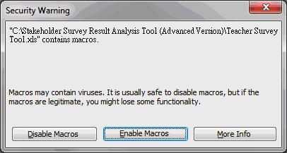 Installation Step 5 (MS Excel 2003)