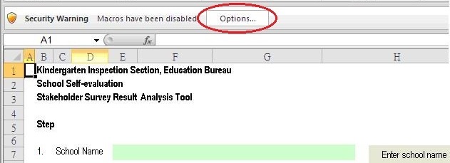 Installation Step 5 (MS Excel 2007)