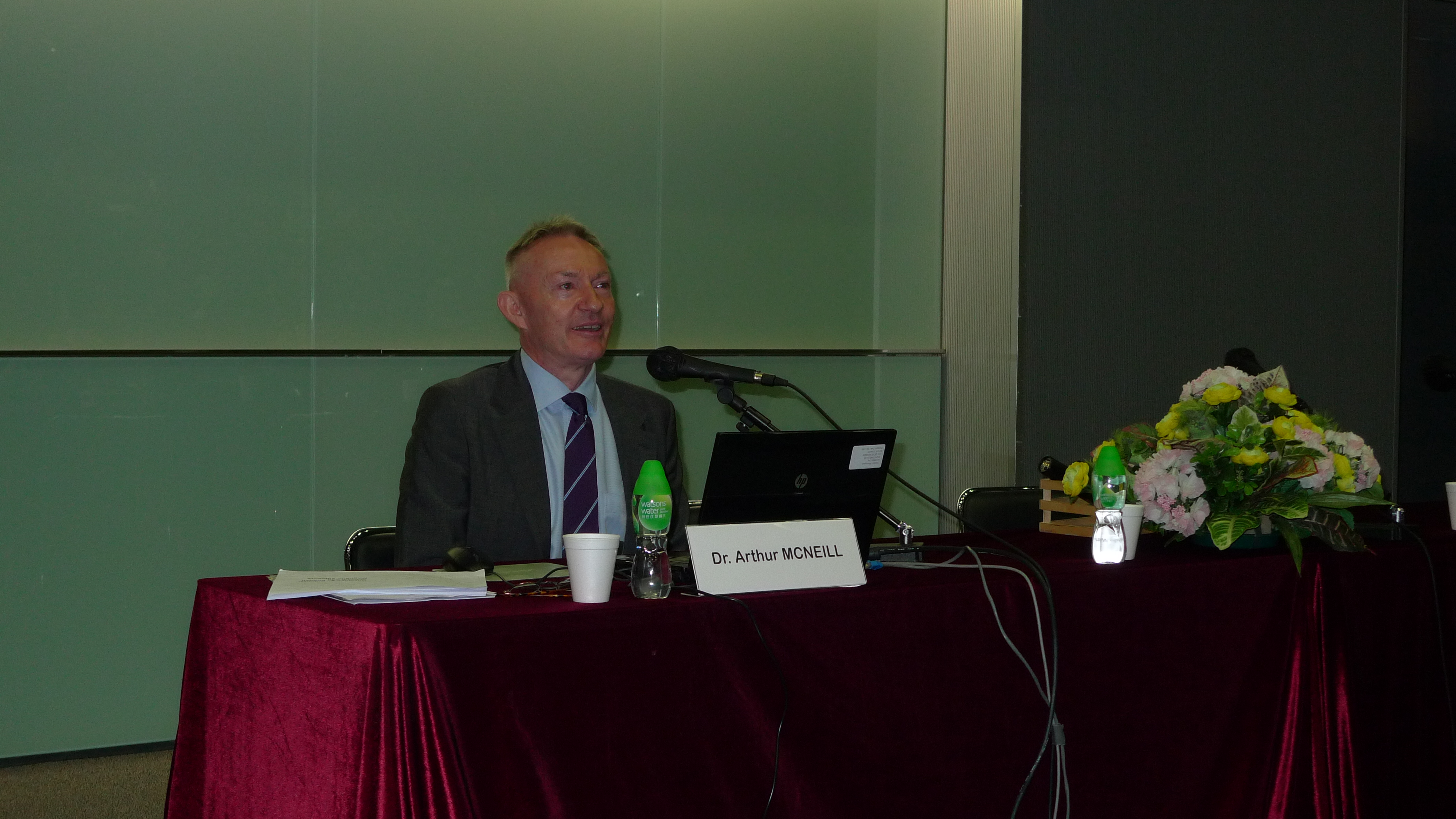 Dr Arthur McNeill, Director of the Language Centre, Hong Kong University of Science and Technology 